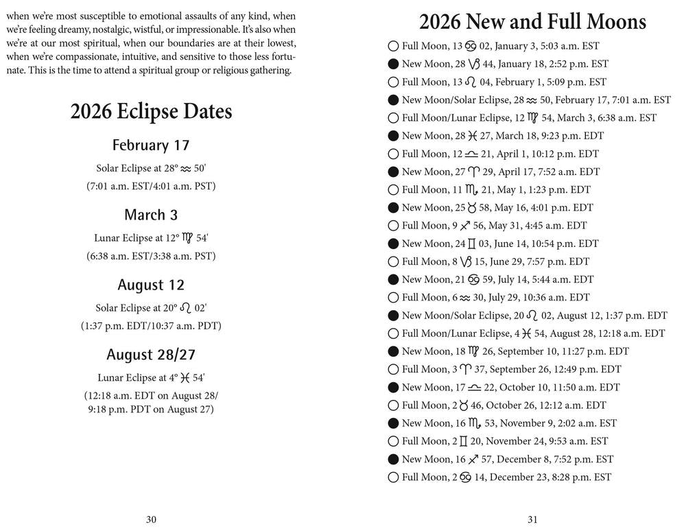 Llewellyn's 2026 Daily Planetary Guide
