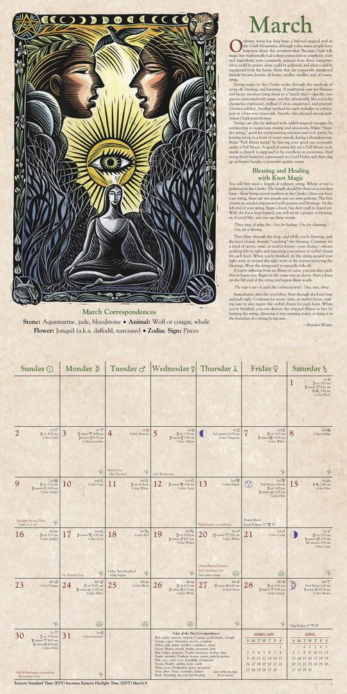 Llewellyn's 2026 Witches' Calendar