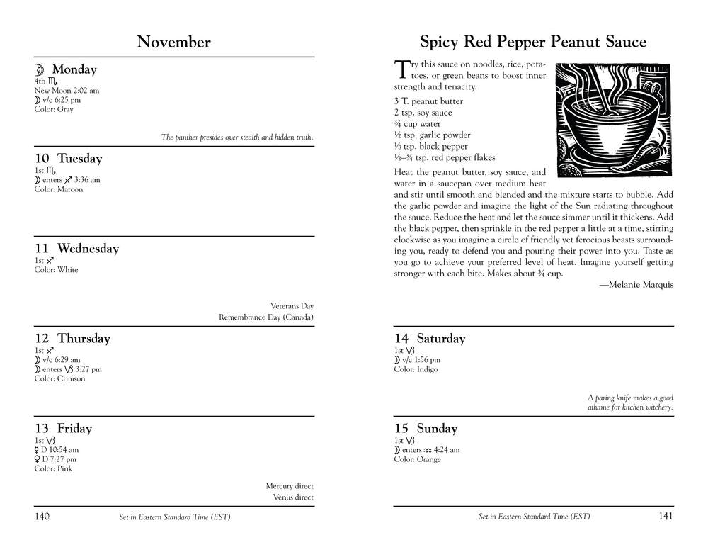 Llewellyn's 2026 Witches' Datebook