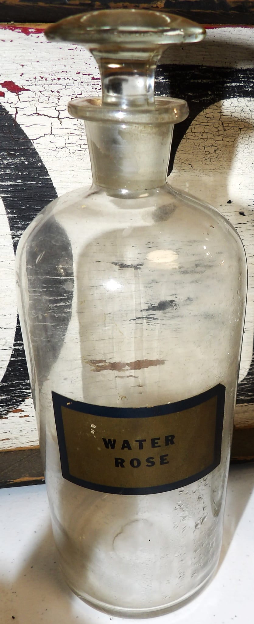 Rose Water Apothecary Bottle