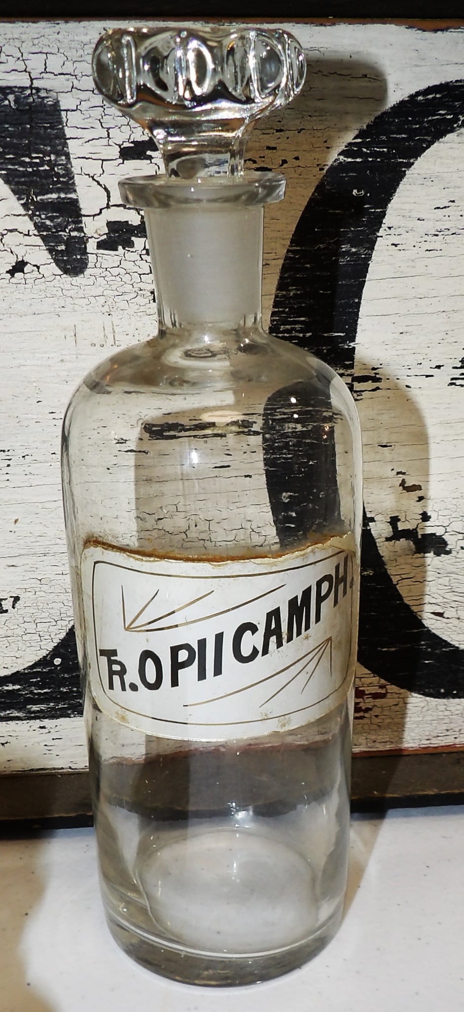 150+ Year Old, Free Blown Apothecary Poison Bottle
