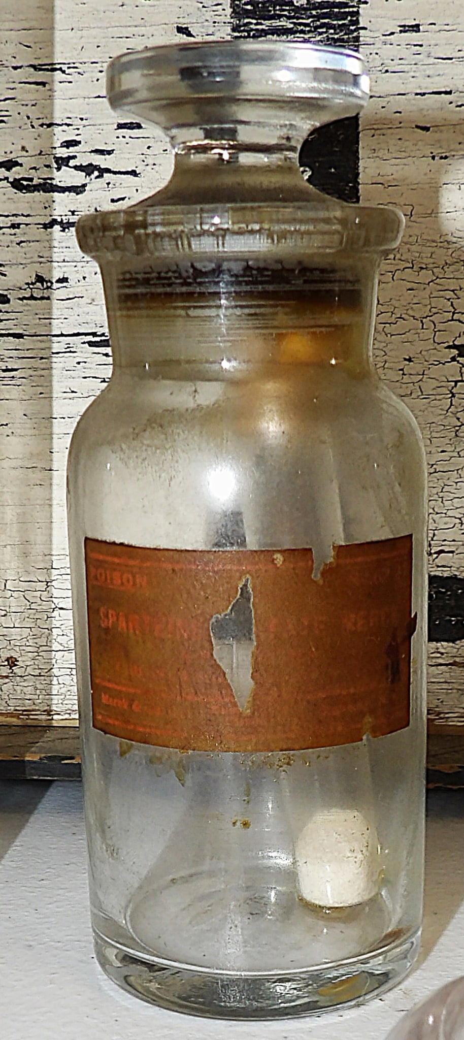 Antique Merck Poison Bottle
