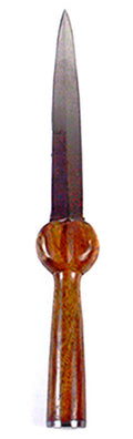 12" Bollock wood handle Athame